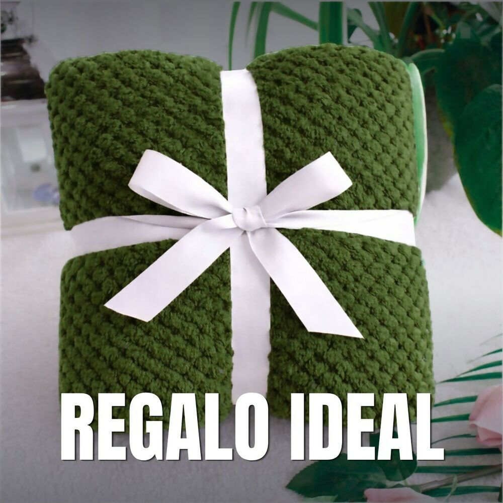 Cobija manta verde