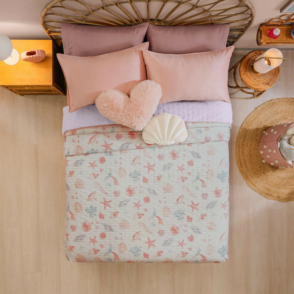 Edredón Novo Coral, para Cama Doble, 2 Vistas