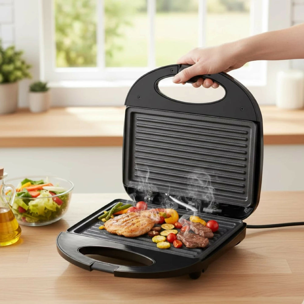 Sanduchera Sokany SK-08110 De 800W Con Placas Antiadherentes