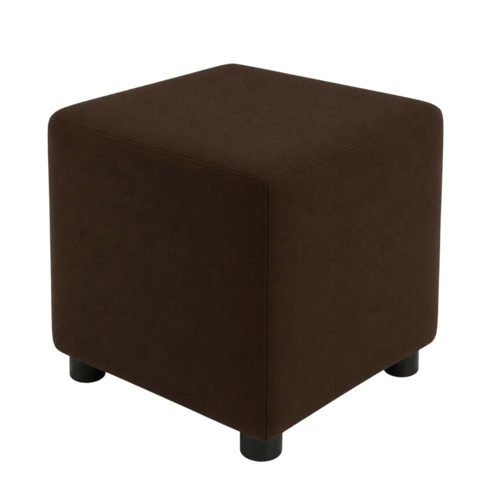 Puff Decorativo 40x40 Chocolate Tela