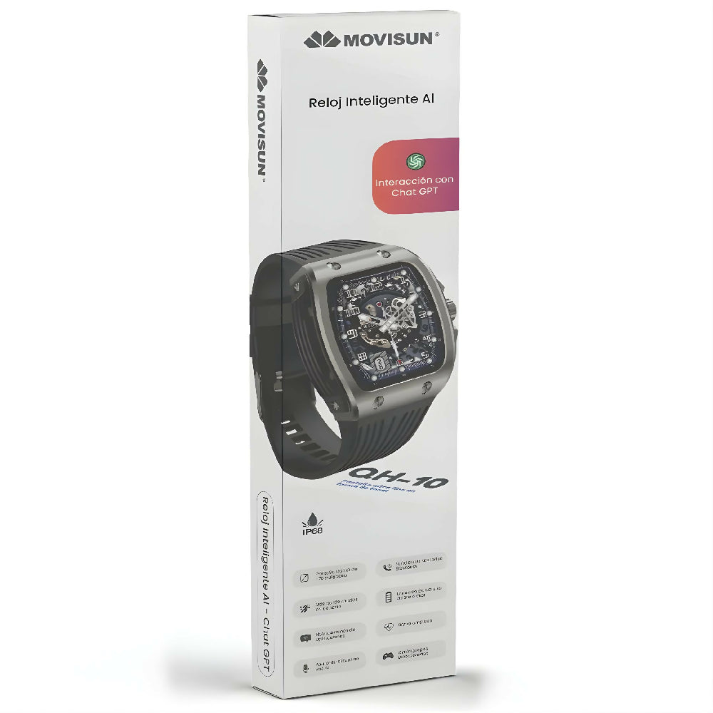 Smartwatch Inteligente Movisun QH-10 Con Notificaciones Y Modos Deportivos