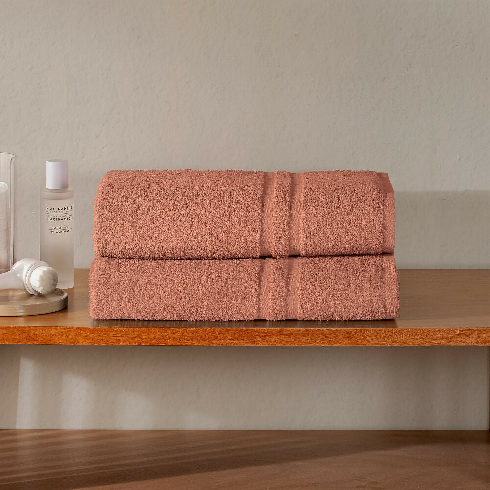Toalla de Baño Caribe, en Algodón 100%, Sand, de 90 x 170 cm