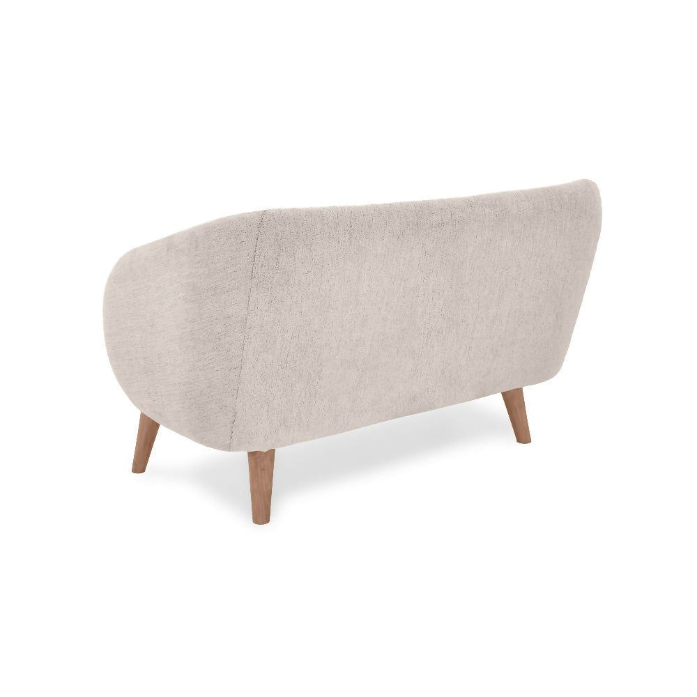 Sofa 2 Puestos Astra 130x76x77 cm Tela Beige