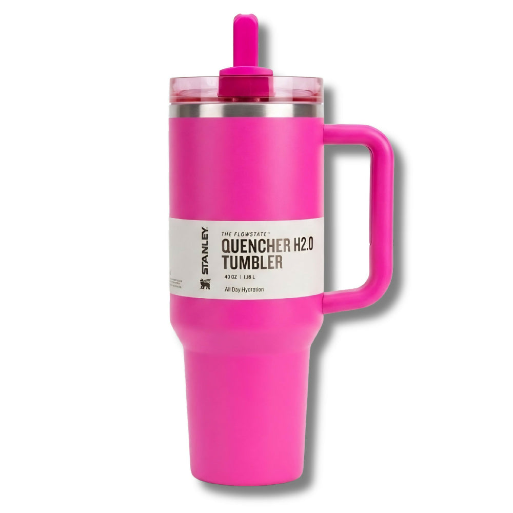 Termo Térmico Stanley 40oz Con Sorbete Ideal Para Gimnasio Y Viajes Fucsia