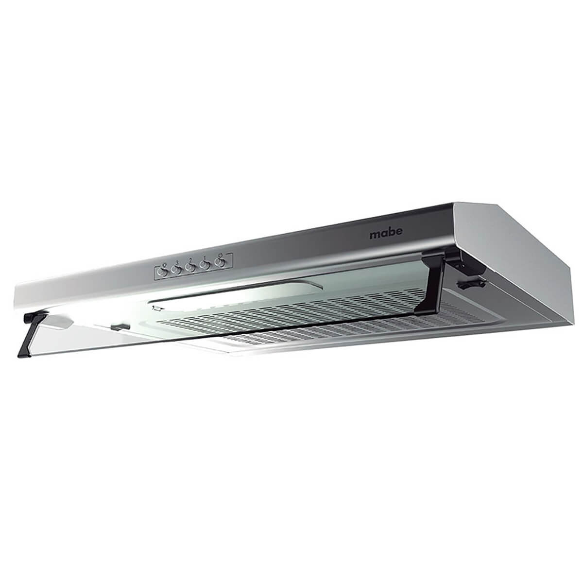Campana Utilitaria 60 cm Inoxidable con 3 velocidades marca Mabe