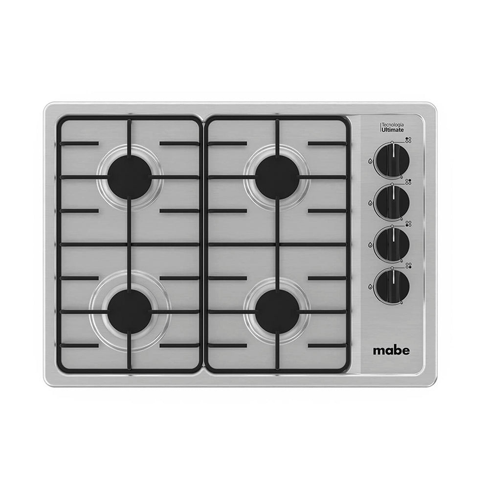 Estufa de Empotrar Acero Inoxidable 60X43 cm Parrillas en Alambrón Gas Natural Marca Mabe