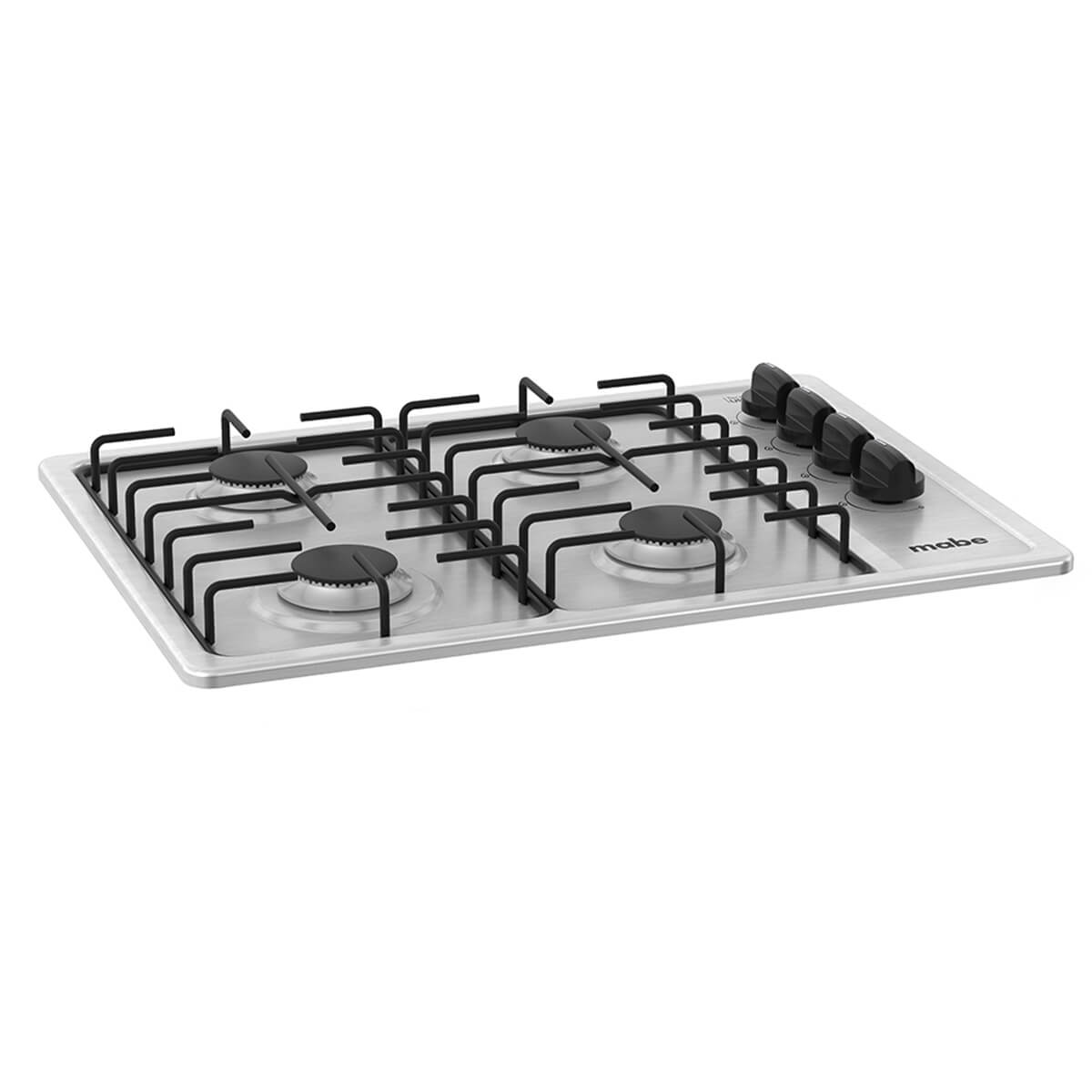 Estufa de empotrar acero Inoxidable 60X43 cm parrillas en Alambron gas natural marca Mabe