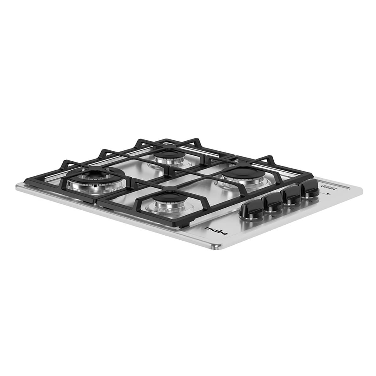 Estufa de empotrar acero Inoxidable 60X50 cm gas natural marca Mabe