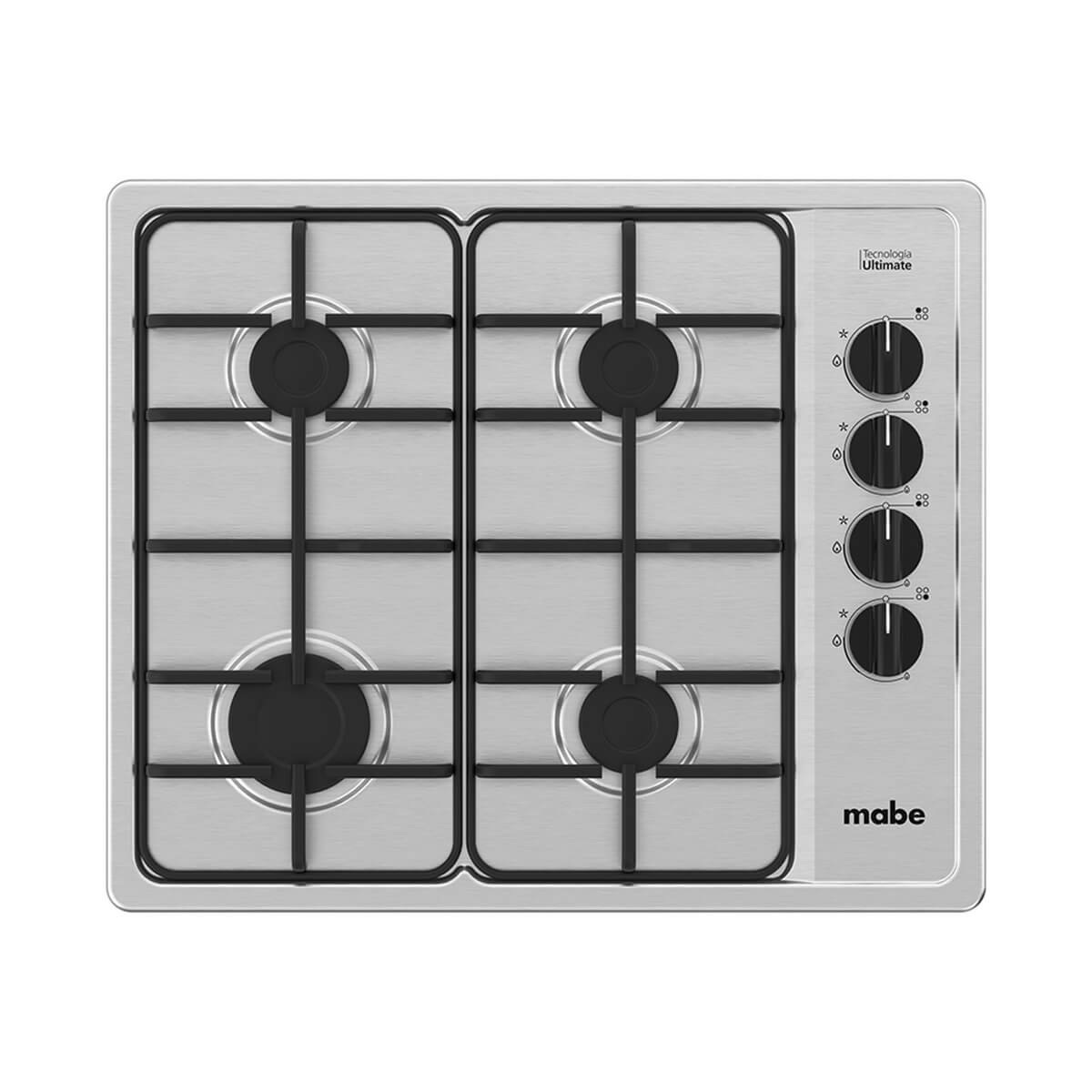 Estufa de empotrar acero Inoxidable 60X50 cm gas natural