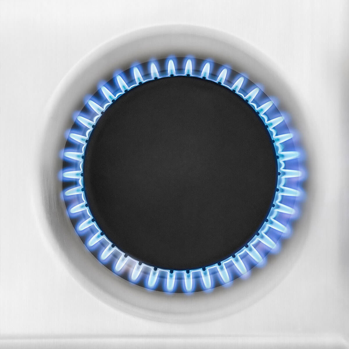 Estufa de empotrar acero Inoxidable 60X50 cm gas natural