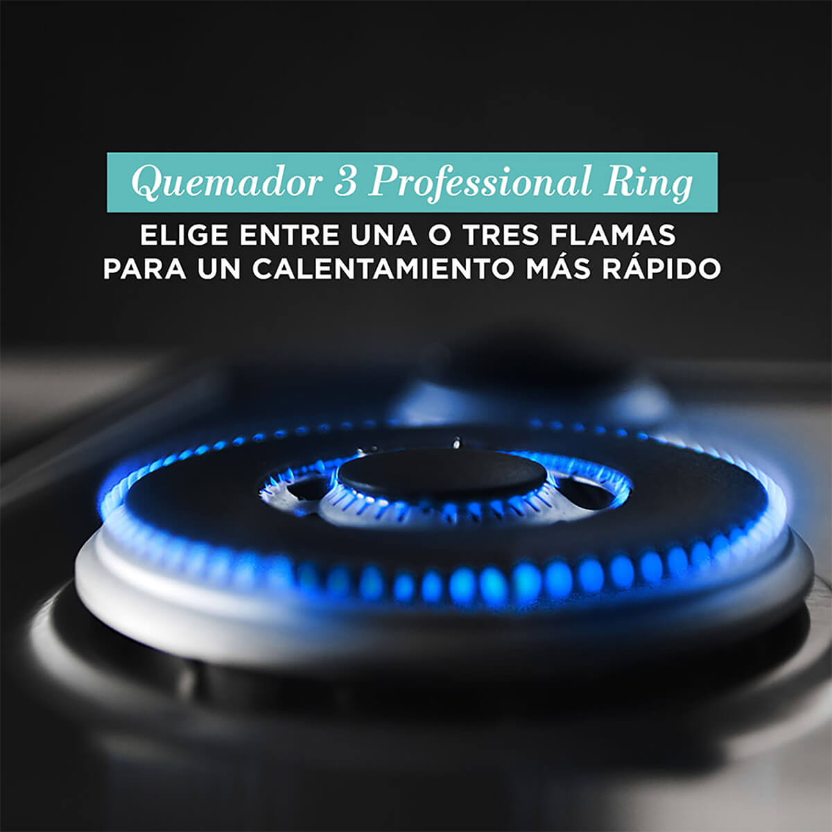 Estufa de empotrar acero Inoxidable 86X51 cm gas natural marca Mabe