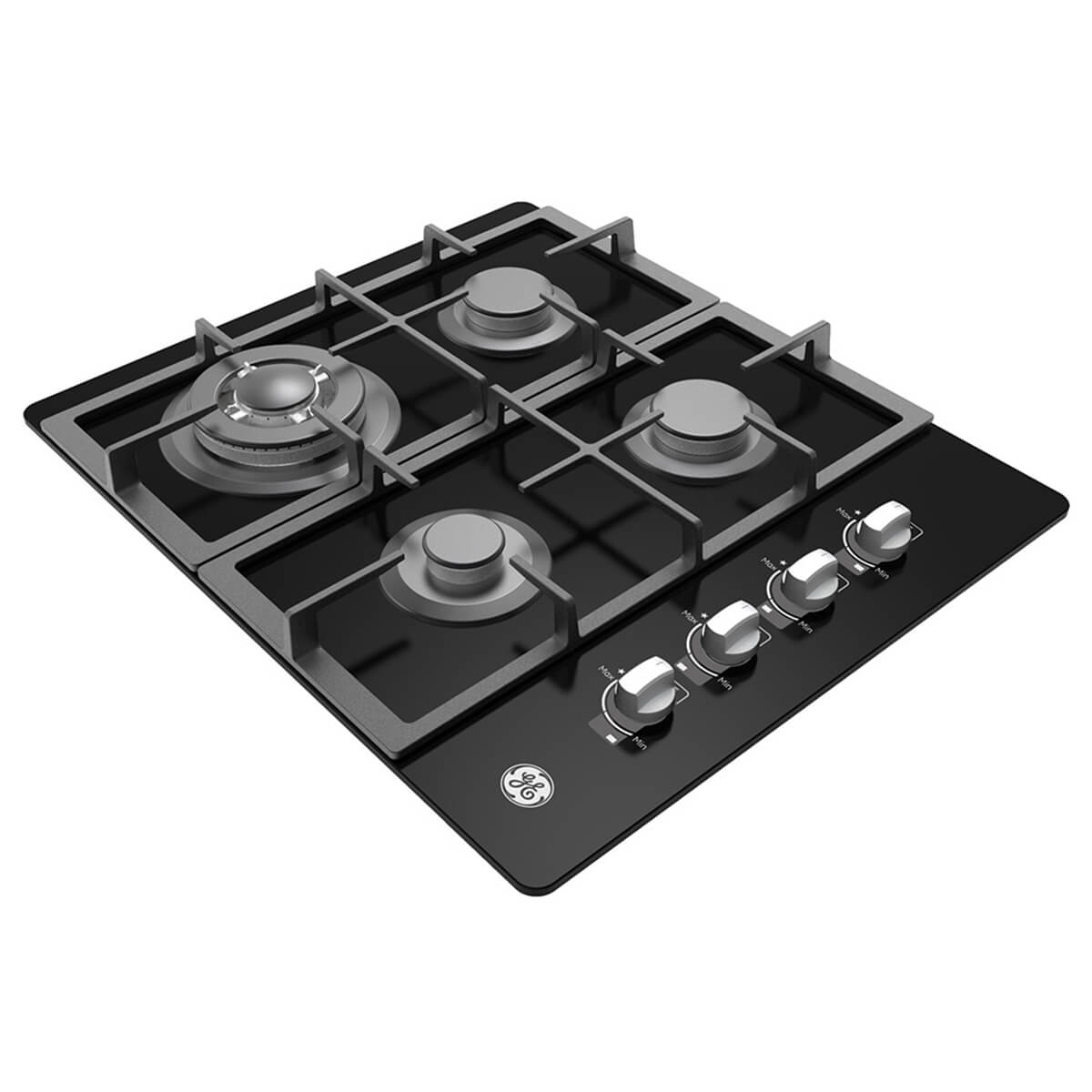 Estufa de empotrar cristal negro 58X50 cm gas natural