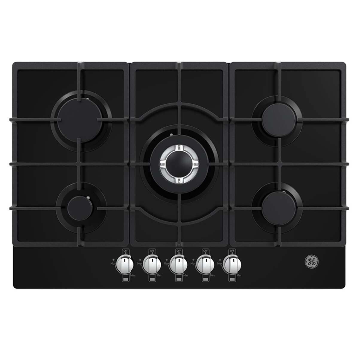 Estufa de empotrar cristal negro 77X51 cm gas natural marca Mabe