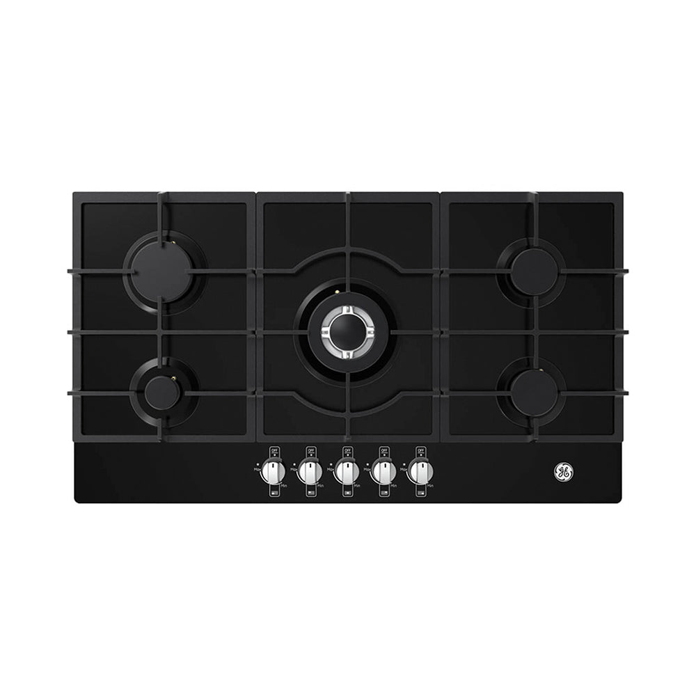 Estufa de Empotrar Cristal Negro 86X51 cm Hierro Fundido Gas Natural Marca Mabe