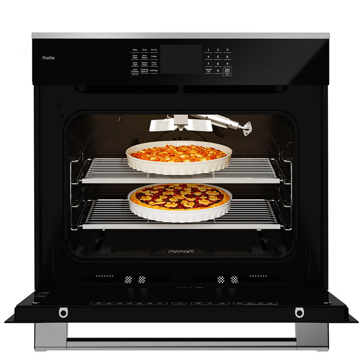 Horno a Gas de 80 cm Inoxidable 120 Voltios con Gratinador Marca Mabe