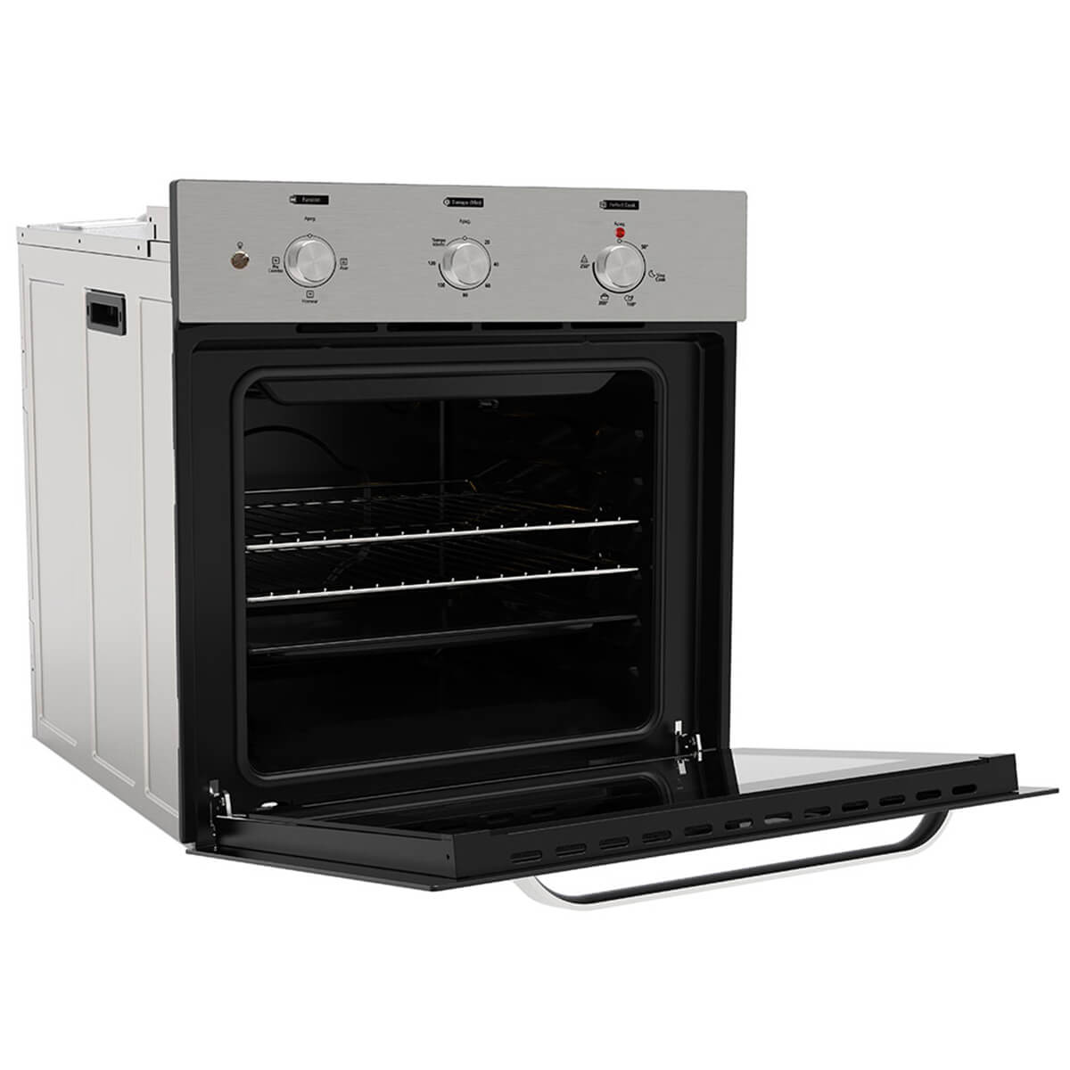 Horno eléctrico de 60 cm acero inoxidable 220 voltios con gratinador marca Mabe