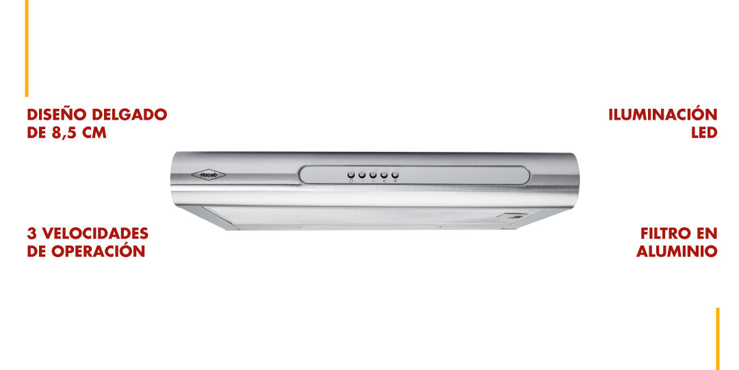 Campana Tofu Inox 3 Velocidades