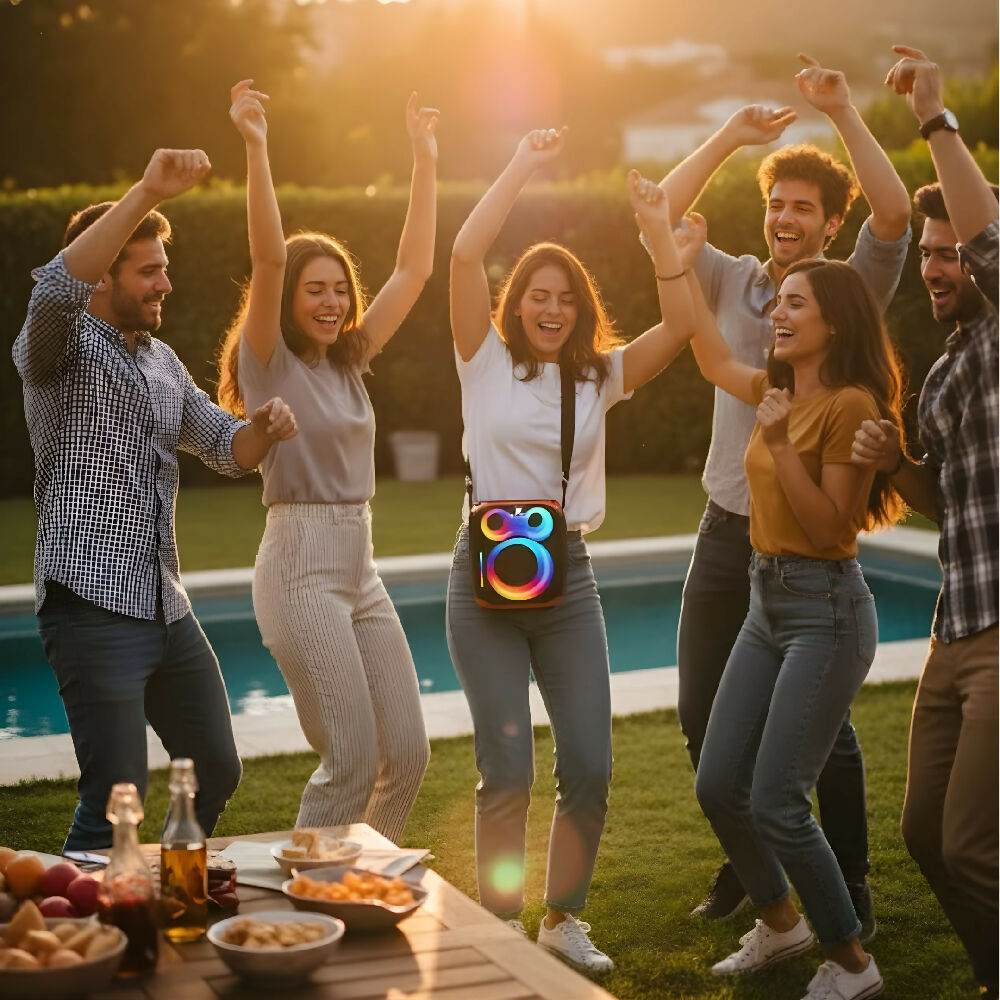 Parlante Bluetooth Movisun Baket Con Batería De Larga Duración Y Sonido Envolvente