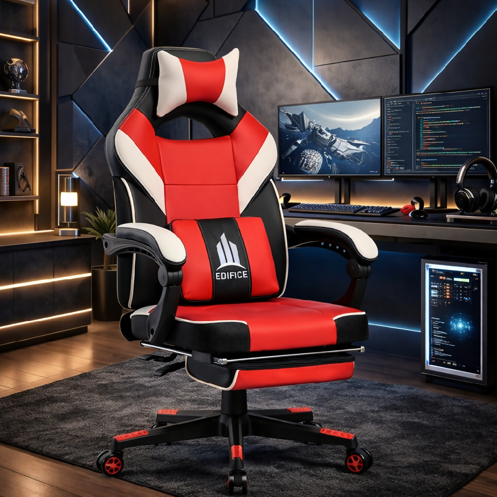 Silla gamer Edifice Roja