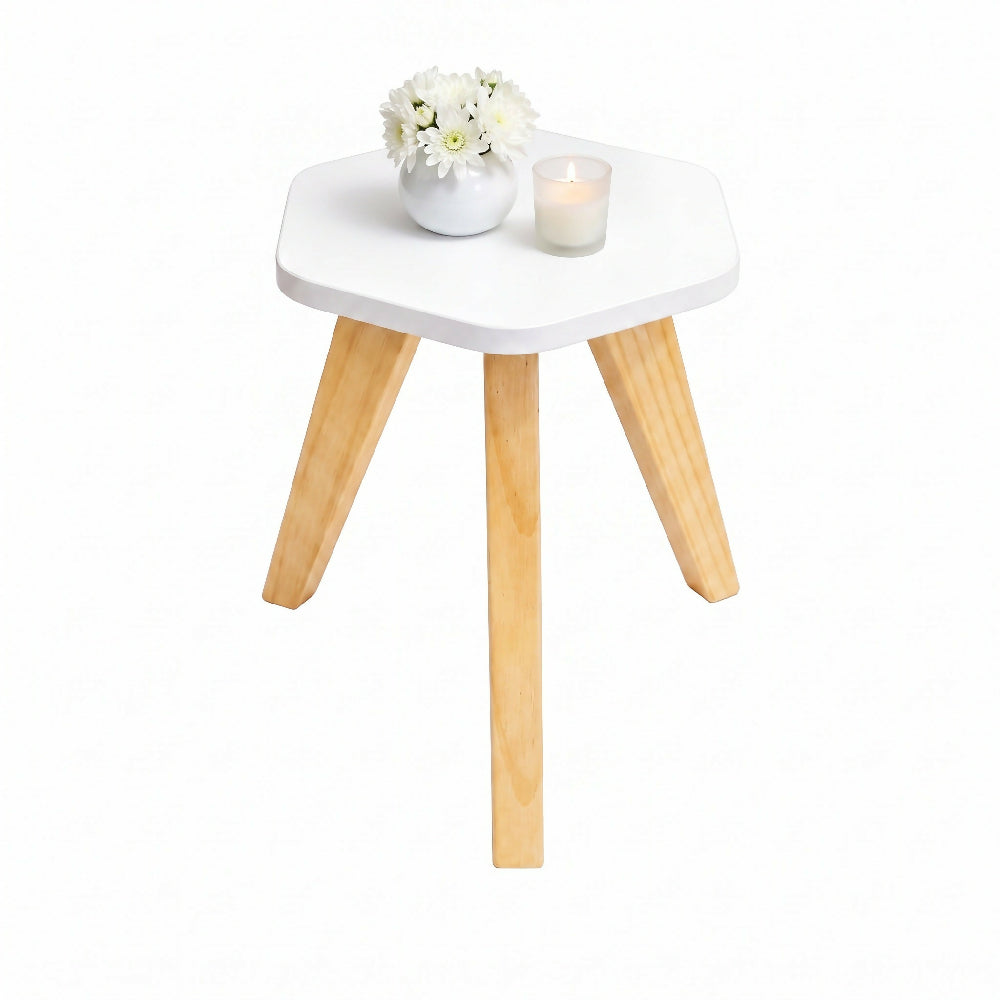 Mesa Auxiliar Nórdica Hexagonal Pequeña