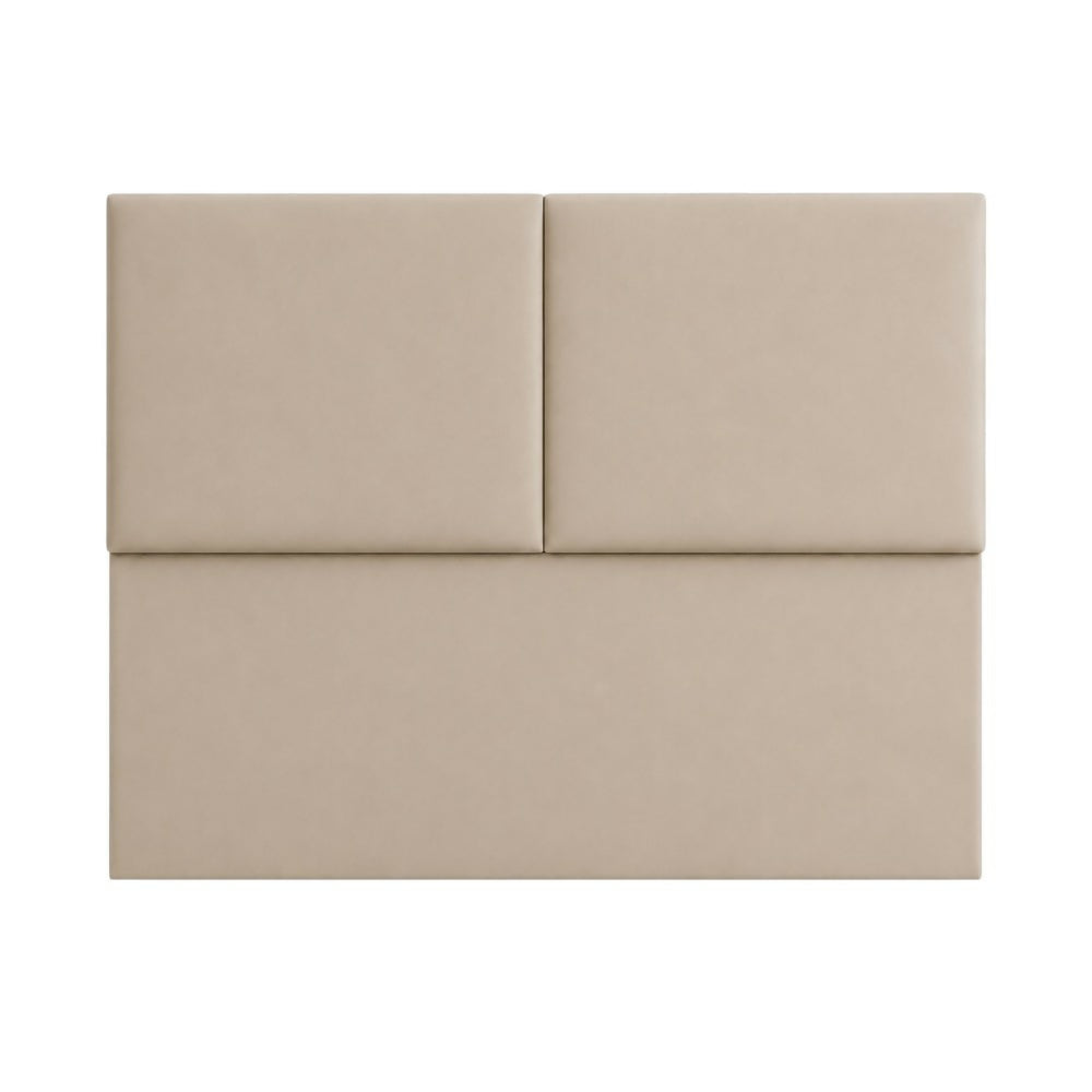 Cabecero Doble 140x60+55 Lili Beige Tela