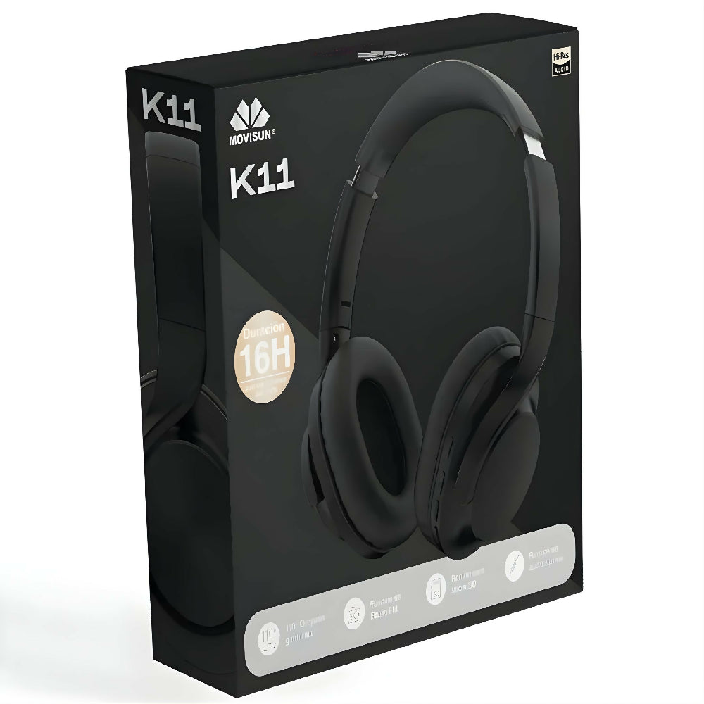 Audífonos Bluetooth Inalámbrico Movisun K11 Y Conexión Estable