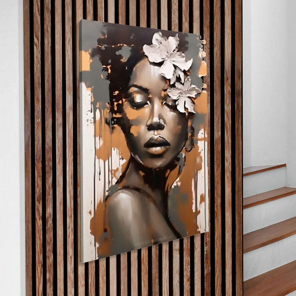 Cuadro Etnica 1 Grande 70 X 100 X 3 Cms