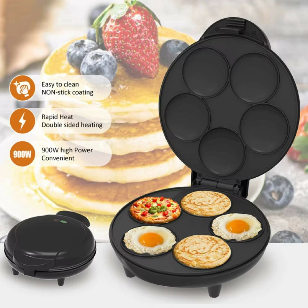 Máquina Para Pancakes Sokany SK-08095 Con Placa Antiadherente Y Cocción Rápida