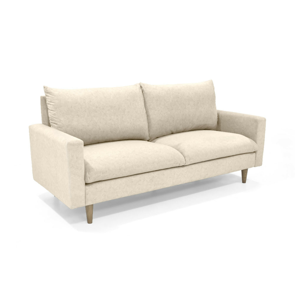 Sofa Louisiana 3 Puestos 195x81x93 Tela Beige