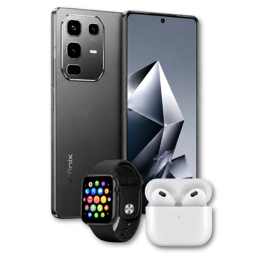 Smartphone Infinix Note 50 Pro 256GB Libre Negro + 2 Regalos Incluidos