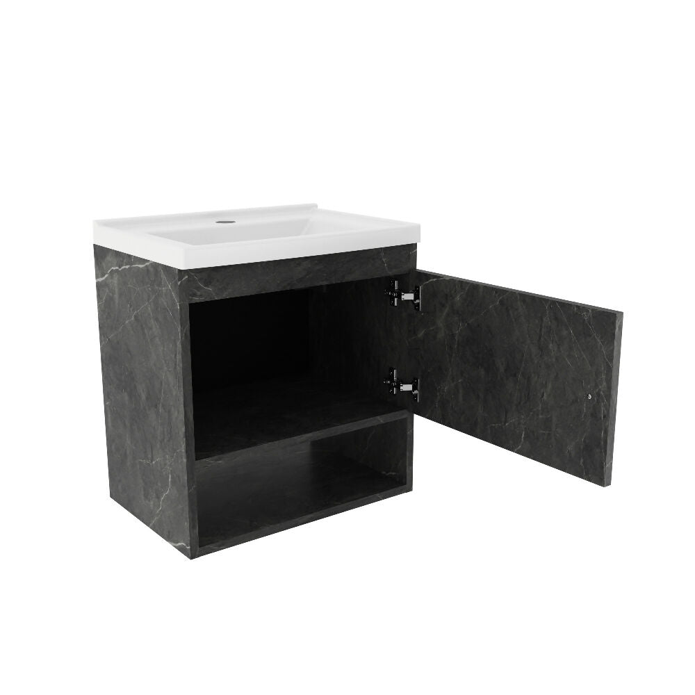 Mueble de Baño con Lavamanos Linz - Mármol grafito