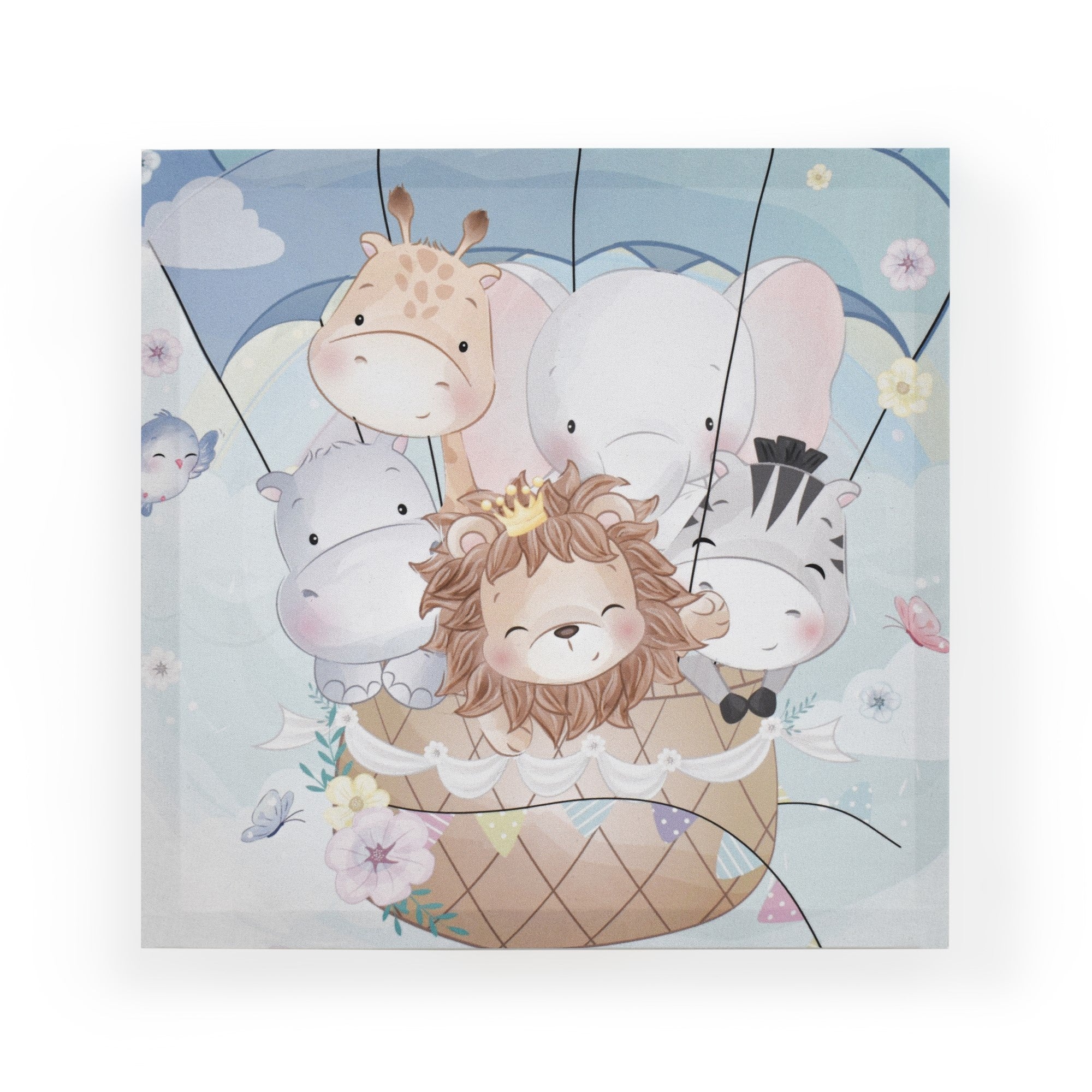 Cuadro Decorativo Globo Infantil S 30X30 cm - Impresion en Tela