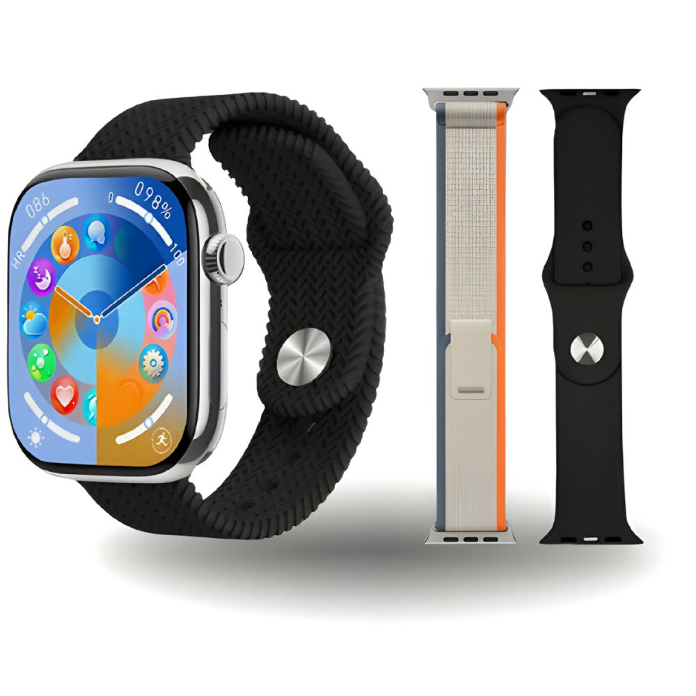 Smartwatch H10 Plus Mobulaa Bluetooth Reloj Inteligente Deportivo Con Frecuencia Cardíaca, Notificaciones Y Batería Duradera