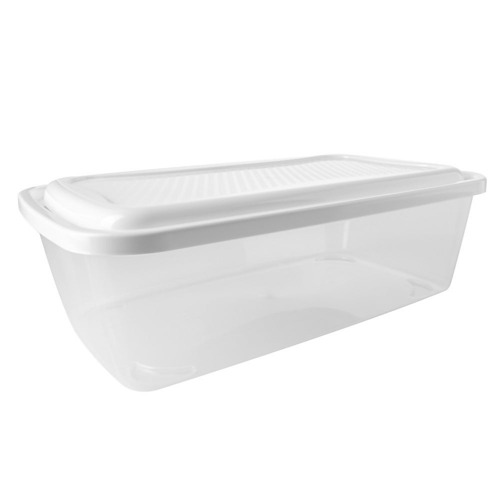 Recipiente Basico Rectangular 3L Blanco