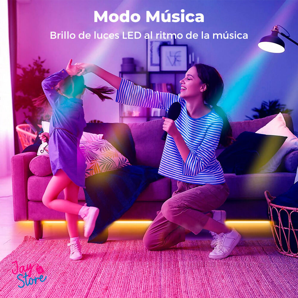 Cinta De Luz Led 15mts WiFi Inteligente, Bluetooth, Alexa, Google Home Tira Luz