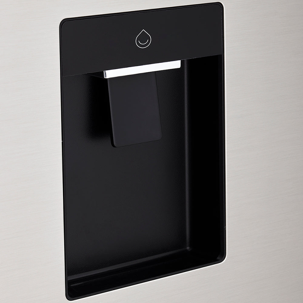 Nevera Haceb Bottom mount 543 litros con dispensador de agua inox