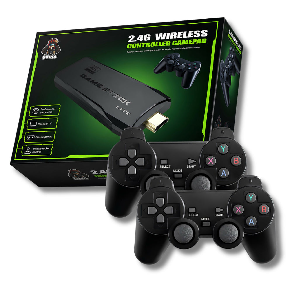 Consola De Videojuegos Retro Portátil Caja Verde Con Miles De Juegos Clásicos