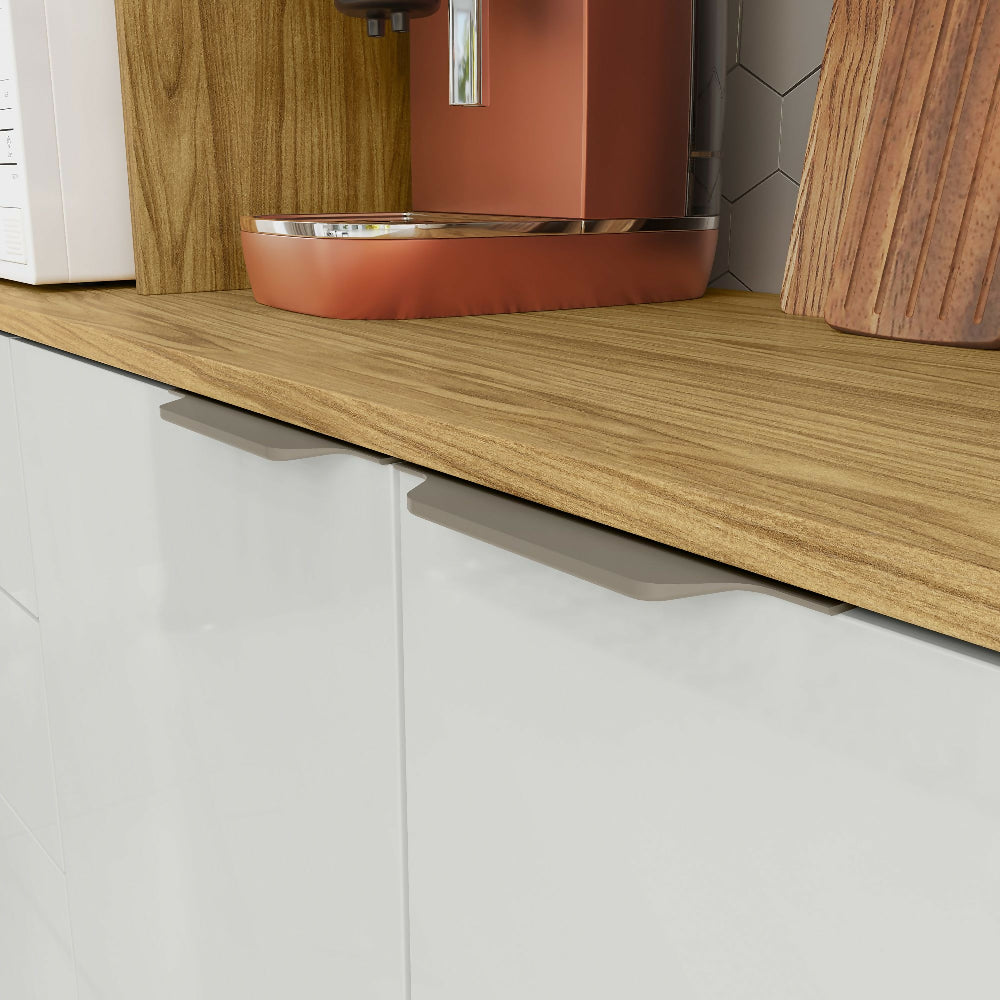 Mueble de Cocina Fiyi - Natural/Blanco Apagado