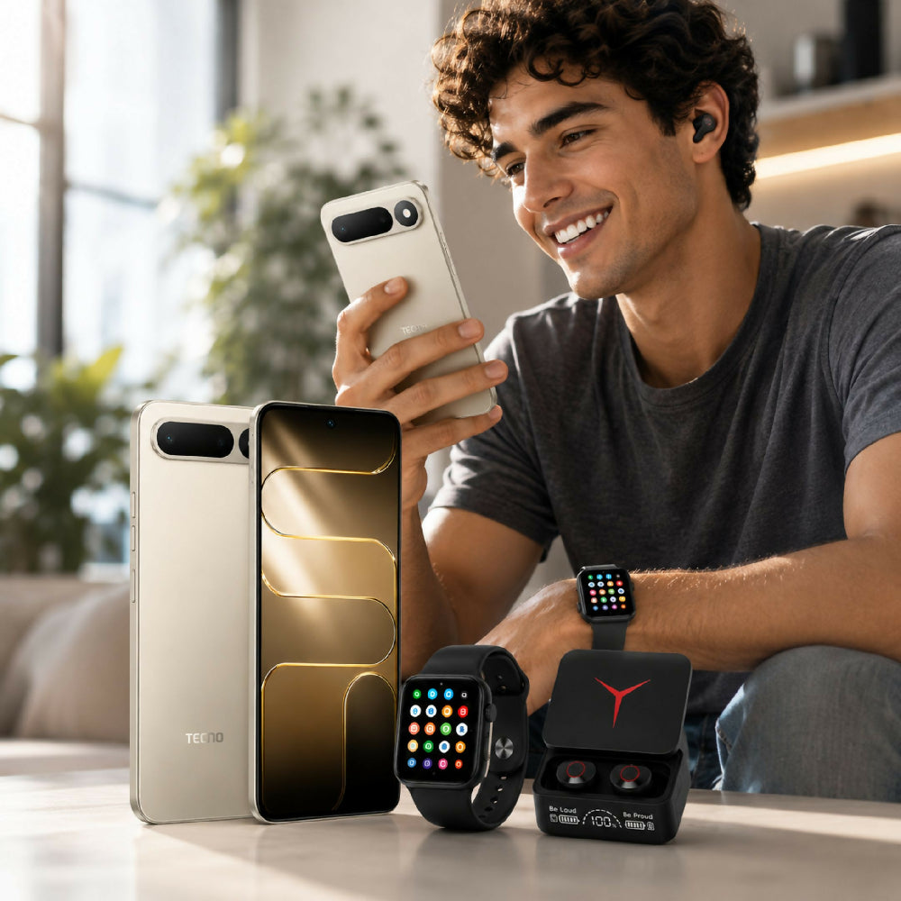 Teléfono Tecno Spark 50 5G 256gb Beige + Kit Regalo Reloj Y Audífonos