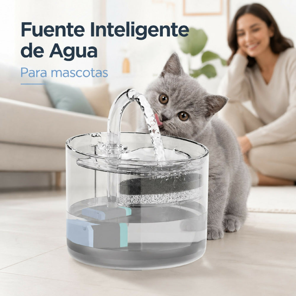 Dispensador De Agua Inteligente Para Gatos Bebedero Moderno Para Mascotas