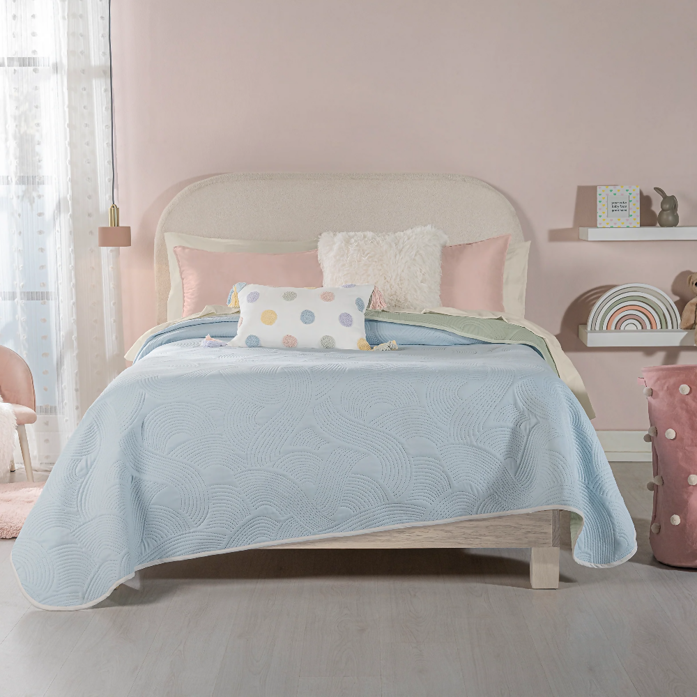 Edredón Novo Blue, para Cama Doble, 2 Vistas