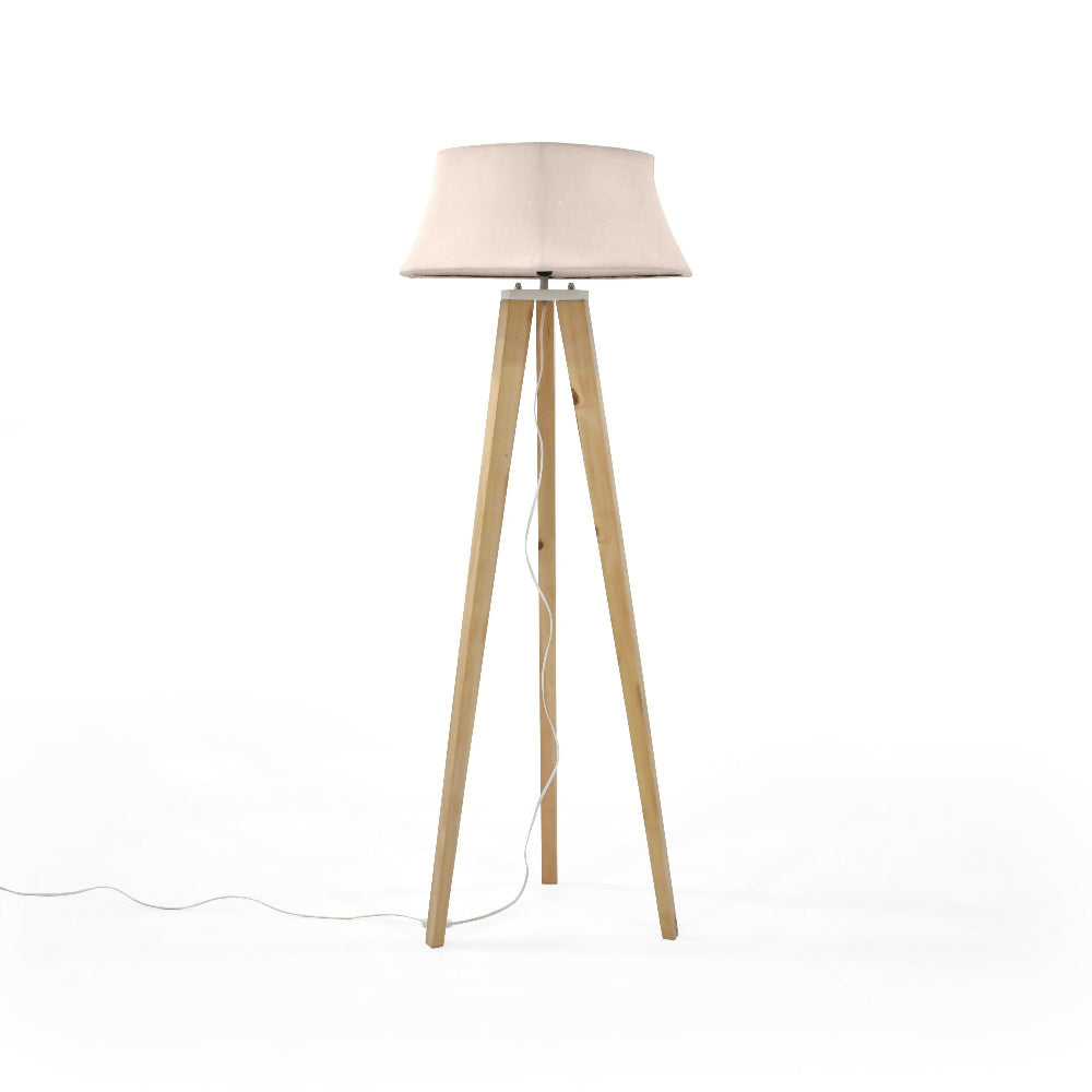 Lampara de Piso Reims 55x55x155 cm Natural Champagne