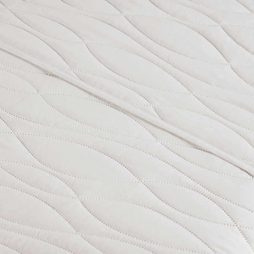 Edredón Novo White, para Cama King, 2 Vistas
