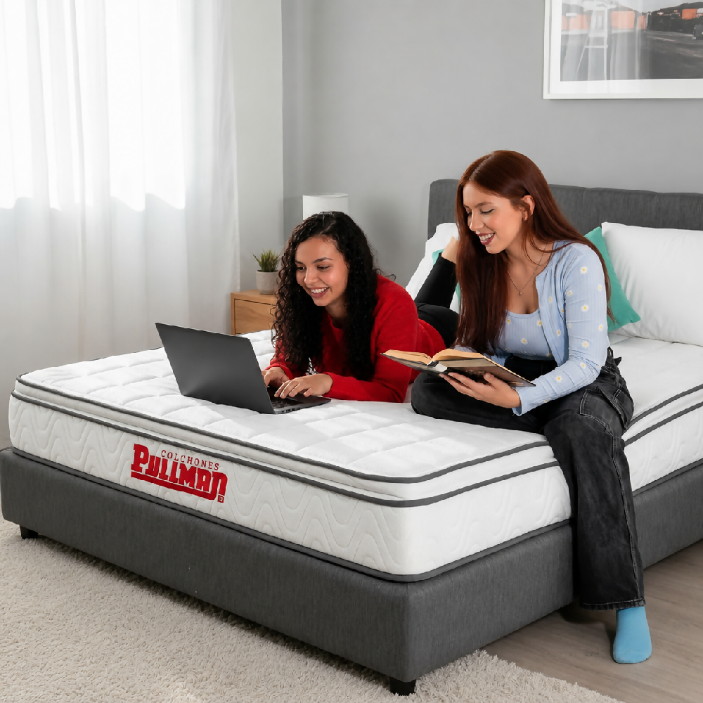Colchón Orthopack BTU 160X190 Queen, Color Blanco