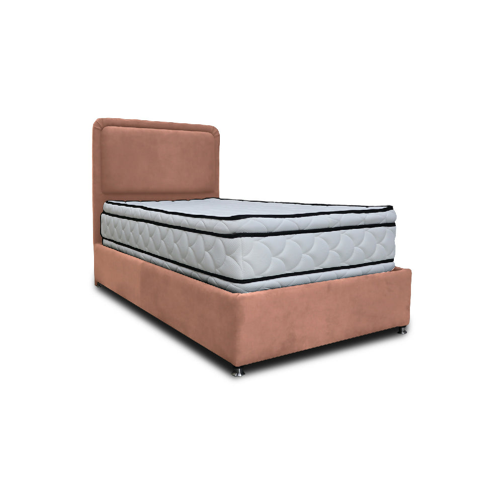 Combo Basecama Nube Sencillo 100x190 mas Espaldar Camel