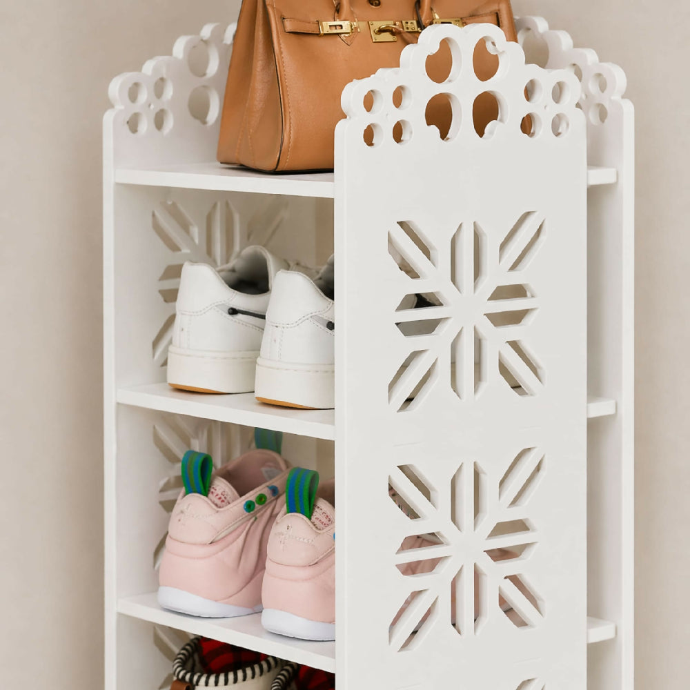 Zapatero Organizador 8 Niveles Mueble Para Calzado Ahorra Espacio Con Diseño Vertical