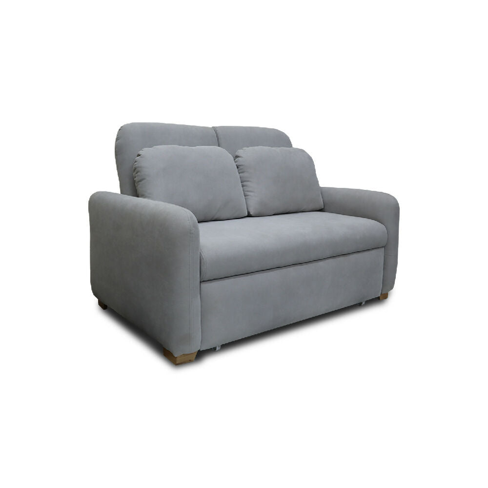 Sofacama Nube Multifuncional Carrito Reclinable Gris + Cojines