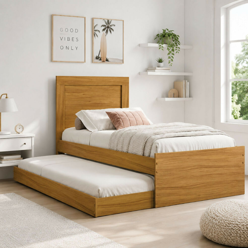 Cama Sencilla Verona, Natural