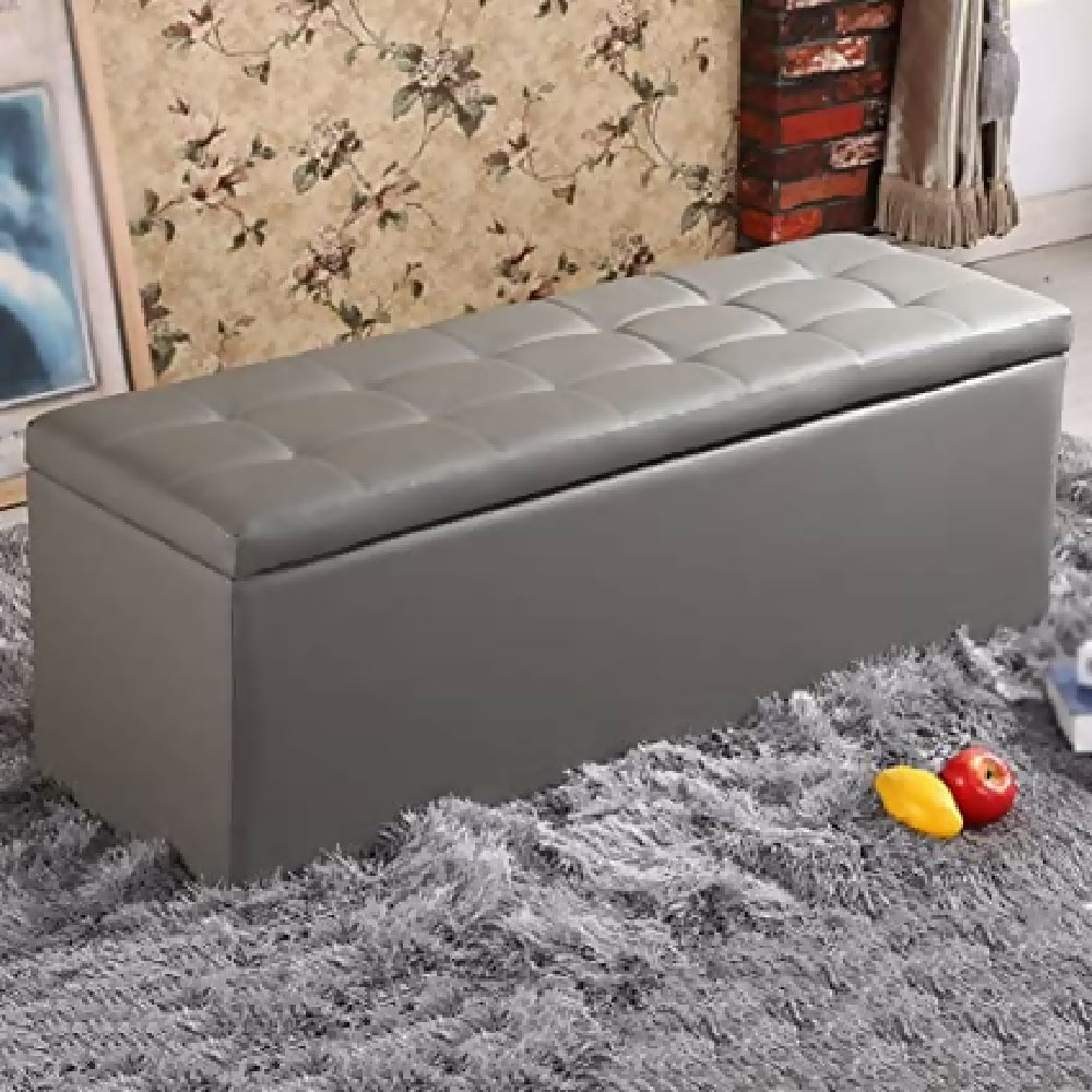 puf baul gris sintetico 80x40 1