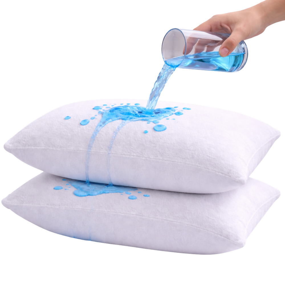 Protector almohada 100% impermeable antifluido terry 50x70cm Set x2